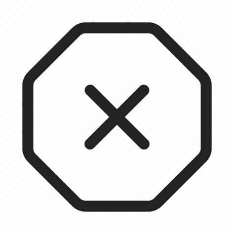 Cancel Close Cross X Icon