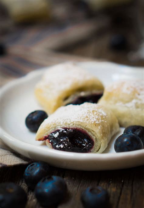 Blueberry Puff Pastry Recipe Easy Breakfast Rolls Hostess At Heart
