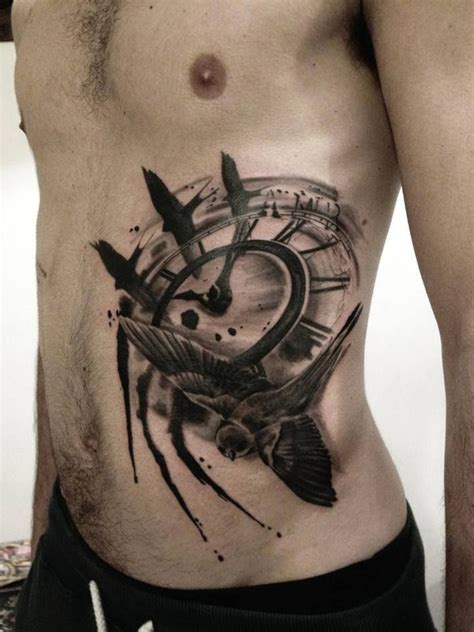 Https://tommynaija.com/tattoo/clock With Bird Tattoo Designs