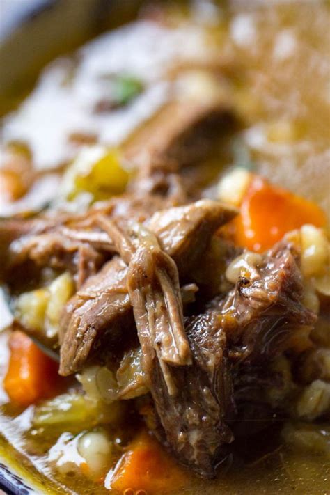 Standing rib roast is the ultimate roast beef! Beef Barley Soup with Prime Rib | Recipe in 2020 | Prime ...