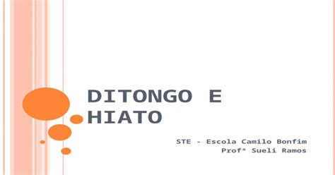 Download Ppt Powerpoint Ditongo E Hiato