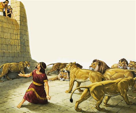 Daniel In The Lions Den Painting