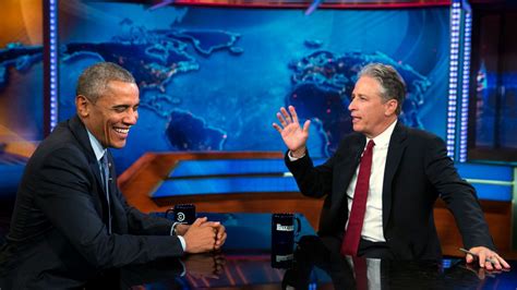 Barack Obama Letzter Auftritt In Jon Stewarts Daily Show Der Spiegel