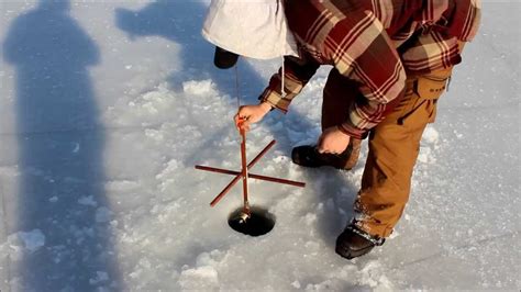Ice Fishing Pike on Lake Champlain VT - YouTube