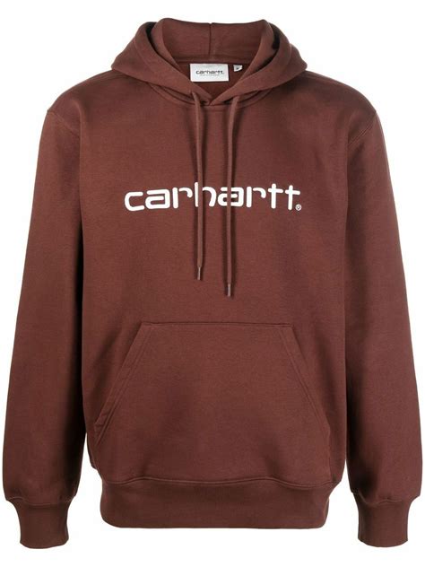 Carhartt Logo Cotton Hoodie Carhartt Wip