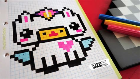 Handmade Pixel Art How To Draw Kawaii Unicorn Pixelart