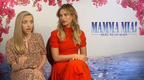 Lily James Mamma Mia 2 Mamma Mia 2 Watch The Movie S Missing Abba Song Exclusive Video With