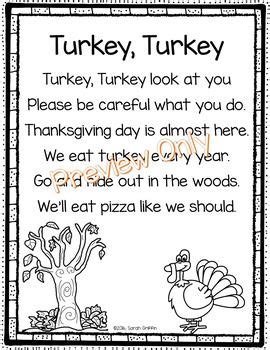 Photographers choice / getty images the general story of the first thanksgiving is a familiar one for. Turkey Turkey - Thanksgiving Poem for Kids | Thanksgiving ...