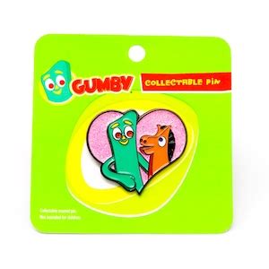 Gumby Pokey Heart Enamel Pin Etsy
