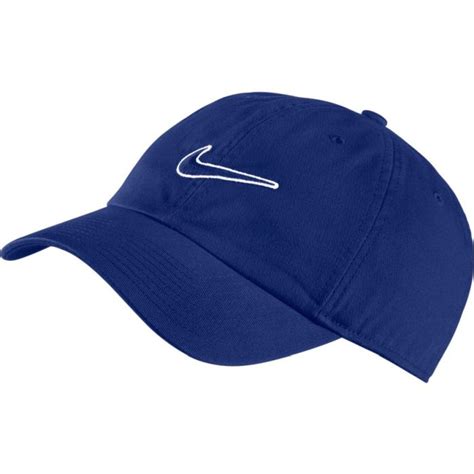 Nike H86 Essential Swoosh Cap Deep Royal Bluewhite Strefa Tenisa