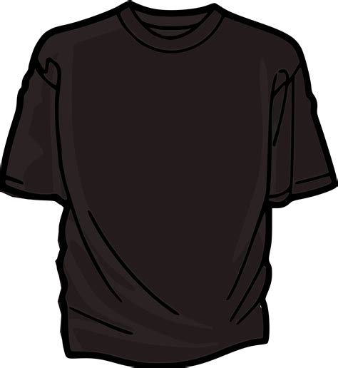 Clipart T Shirt Black 01