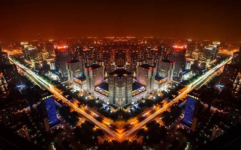 Hd Wallpaper Beautiful Places Beijing China Aerial Photography Of