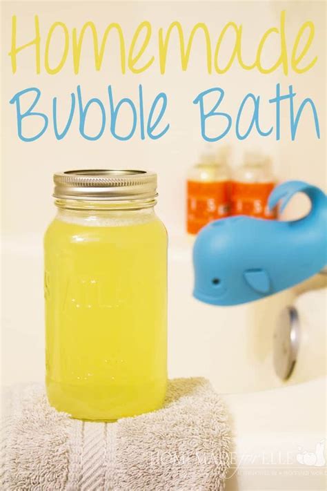 How To Make Homemade Bubble Bath ⋆ Homemade For Elle Bubble Bath