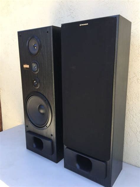 Rare Pair Of Pioneer Cs N775 4 Way Floor Speakers 150w Both Speakers