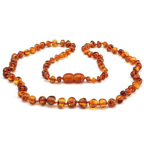 Crushed Amber Necklace Baltic Amber Jewelry Amber Seven