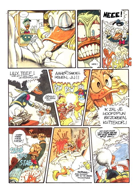 Rule 34 Anthro Comic Daisy Duck Disney Donald Duck Dutch Text Furry