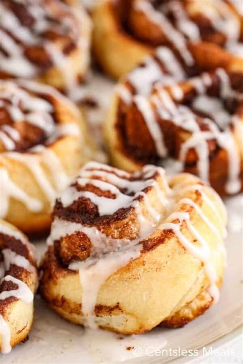 No Yeast Cinnamon Rolls Made With Pizza Dough Centsless Meals