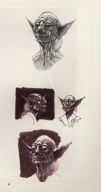 Were Not Leaving Dagobah Just Yet Here Are Ralph Mcquarries Designs For Yoda And His Meeting