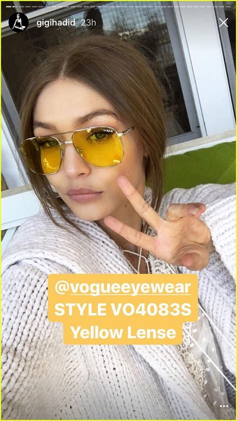 Gigi Hadid Is Now Designing Sunglasses For Vogue Eyewear Photo 3911957