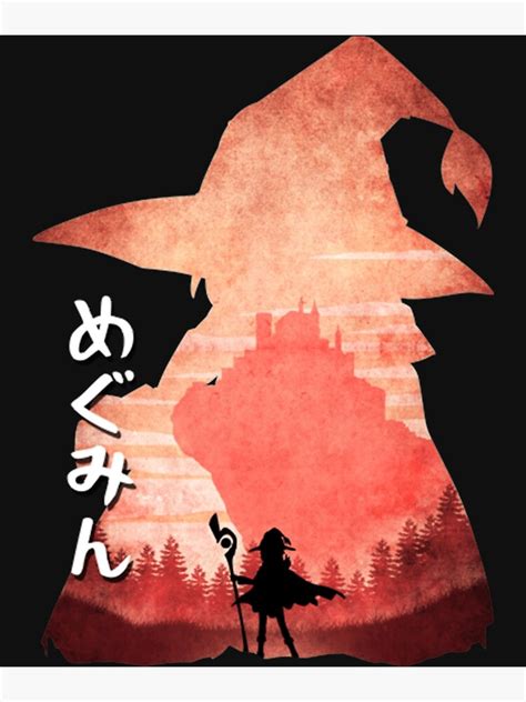 Minimalist Silhouette Megumin Classic Poster For Sale By Penelopenorris Redbubble