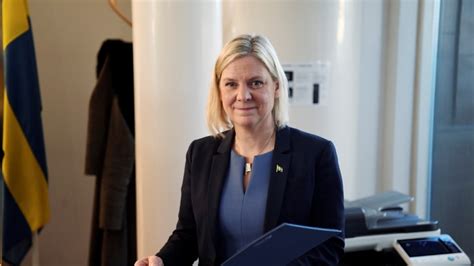 Swedens First Female Prime Minister Quits Hours Later