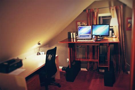 Standing desk - cinder block base covered in fabric. | Desk, Cinder