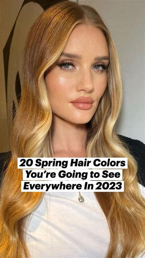 Spring Hair Colors Youre Going To See Everywhere In 2023 Spring Hair Color Spring Hairstyles