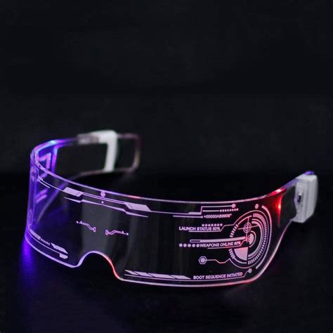 Led Light Up Glasses 7 Colors In One ，futuristic