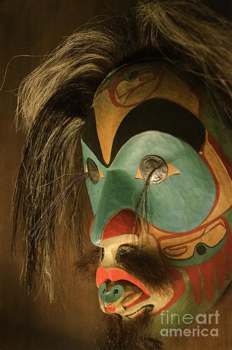 Mask Indigenous Alaska 2 Photograph By Bob Christopher Fine Art America