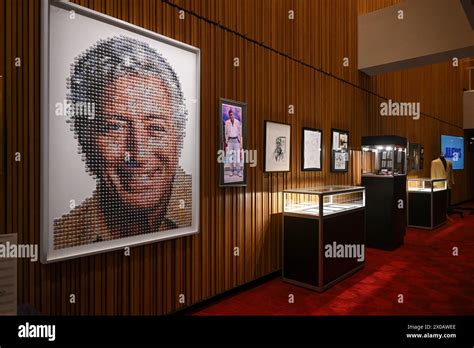 A collection of items owned by Tony Bennett on display during Julien's