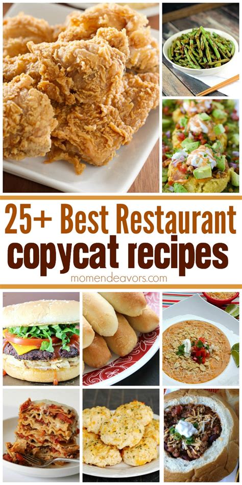 25 Best Restaurant Copycat Recipes