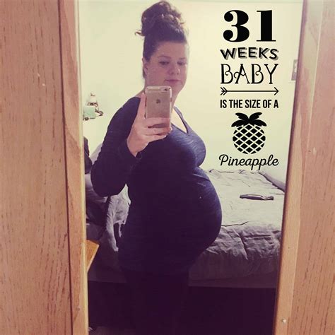 Belly Size At 31 Weeks Pregnant Pregnantbelly
