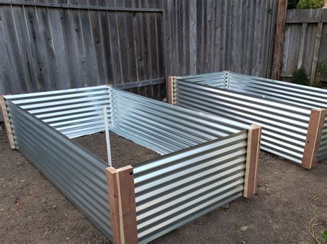 Materials list for a single 8′ x 4′ bed. How To Build A Raised Metal Garden Bed | Metal garden beds ...
