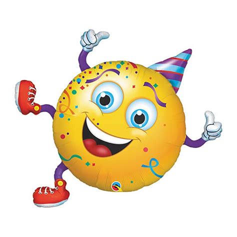 38″ Smiley Party Guy In 2020 Smiley Funny Emoji Emoji Birthday