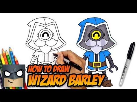 #draw #drawings #howto #howtodraw #color #coloring #coloringpages #fanart #wallpaper #desktop #drawitcute #colt #brawler #videotutorial #tutorial. How to Draw Wizard Barley | Brawl Stars | Step-by-Step ...
