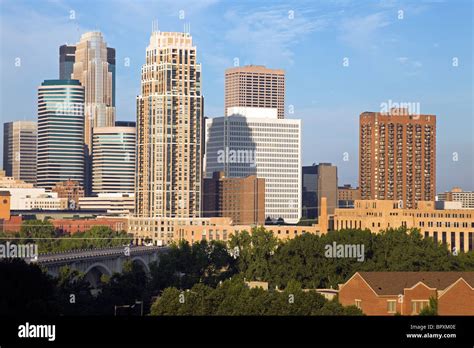 Downtown Minneapolis Stock Photo Alamy