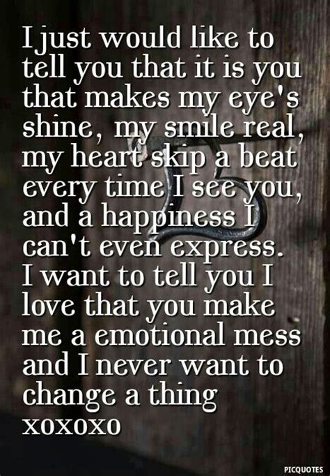 A feeling comes and it may go. I Love The Way You Make Me Feel Quotes. QuotesGram