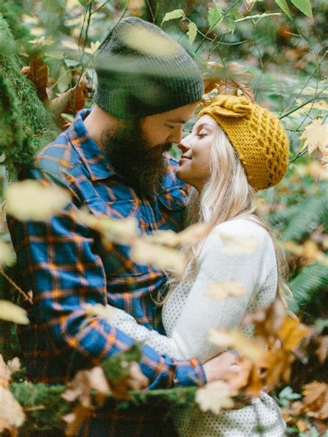 An Autumn Engagement Session With Fall Foliage In Forest Park Portland Oregon Forest