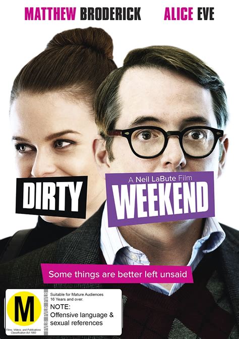Dirty Weekend Dvd Buy Now At Mighty Ape Nz