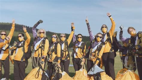 All Female Pro Skydiving Team Training In Arizona Is Making Jumps With