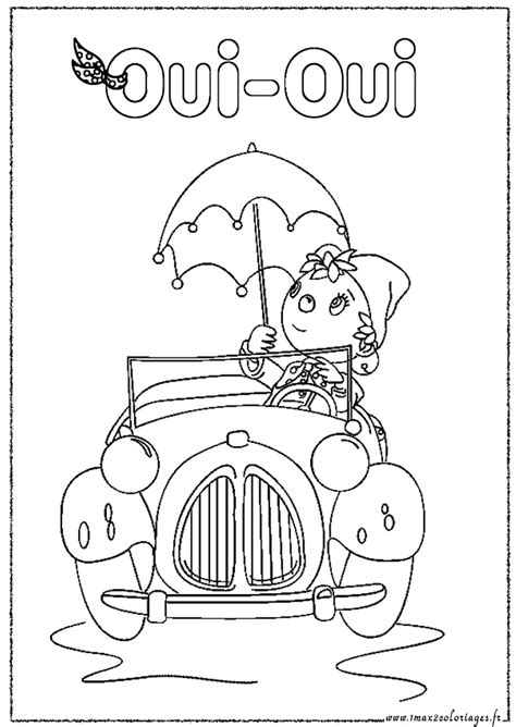Il porte toujours un bonnet bleu surmonté d'un grelot qui sonne quand. 13 dessins de coloriage Oui Oui Avion à imprimer