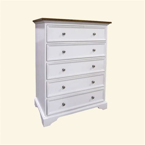 French Country Five Drawer Tall Dresser French Country Bedroom