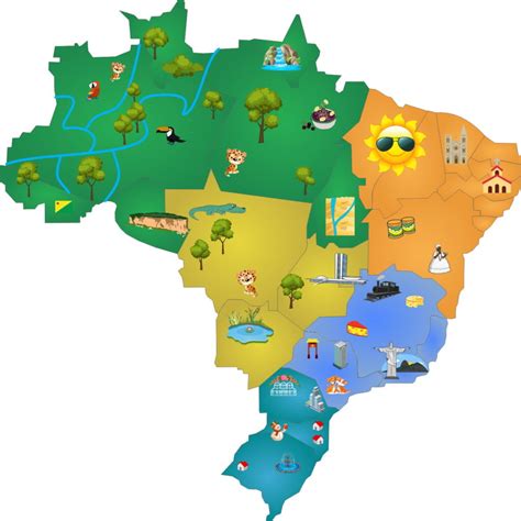 Mapa Do Brasil Político Regiões Estados E Capitais Rodoviário