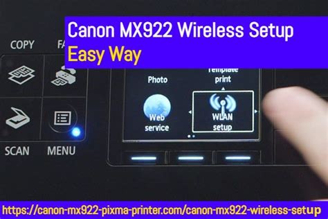 Canon Mx922 Wireless Setup Easy Way In 2021 Canon Printer Setup Canon