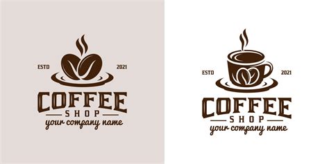 Vintage Retro Logos And Classic Coffee Shop For Business Cafe Logo