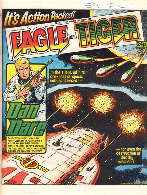 Starlogged Geek Media Again 1985 Eagle August Cover Gallery Ipc