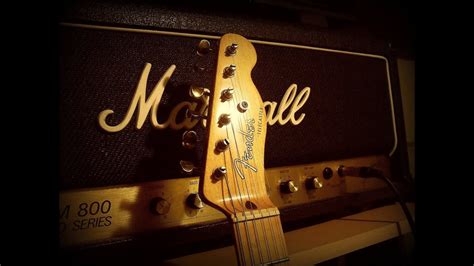 Fender Baja Telecaster Marshall Jcm 800 2204 Youtube