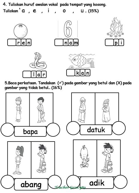 Collection Of Worksheet Preschool Bahasa Melayu Download Them And Try