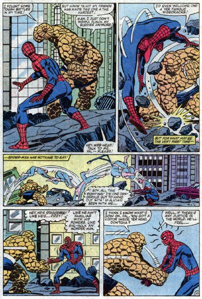 Spiderman Vs Thing Battles Comic Vine