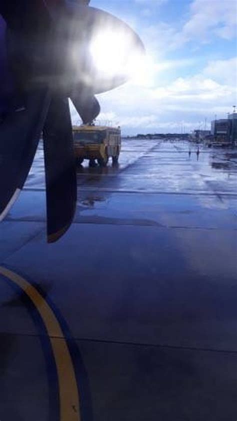 plane from belfast forced to return after being hit by lightning strike belfast live